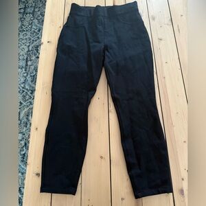 Spanx Womens Perfect Black Ponte Ankle 4 Pocket Pant
Sz SP